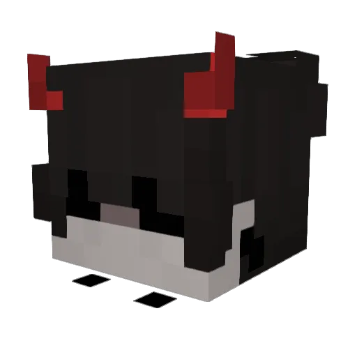 P_MK_player Minecraft avatar head, 3D render