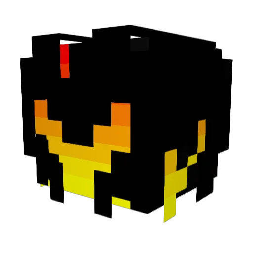 P_Matan Minecraft avatar head, 3D render