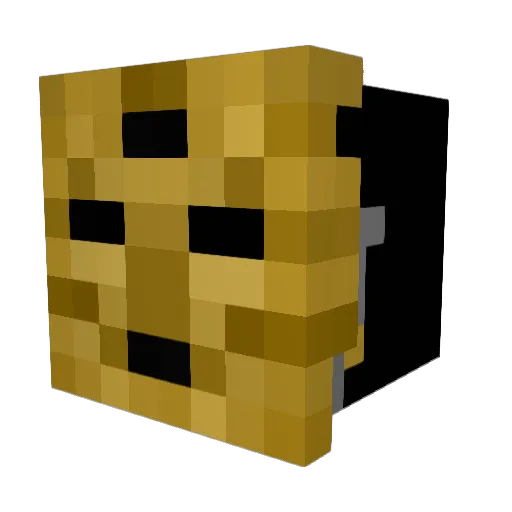 P_P_Poo_Poo_Man Minecraft avatar head, 3D render