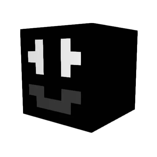 P_Platypus Minecraft avatar head, 3D render
