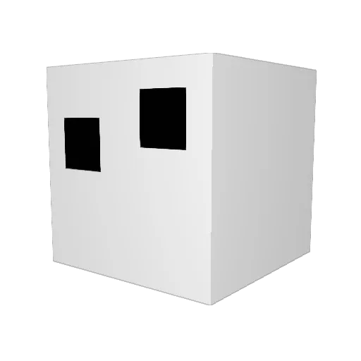 P_sang Minecraft avatar head, 3D render
