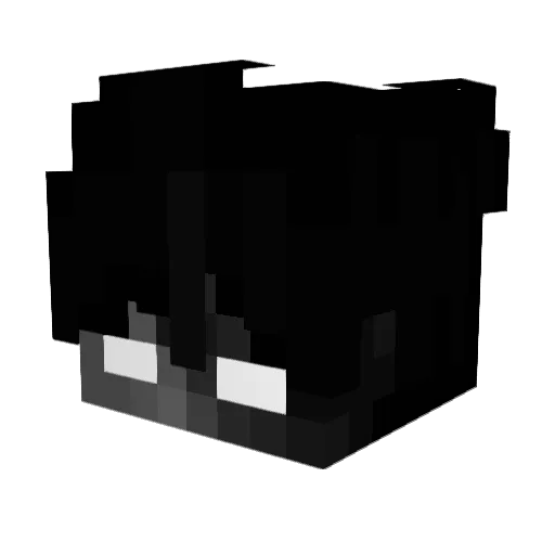 Pa10Ger Minecraft avatar head, 3D render