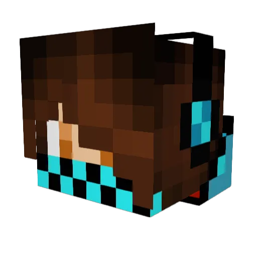 PaBLesS96 Minecraft avatar head, 3D render
