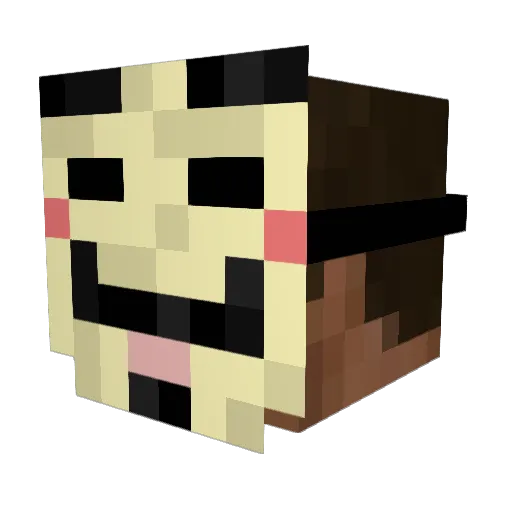 PaLa_Sp0rT Minecraft avatar head, 3D render