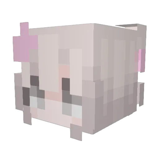 Pa_Mi Minecraft avatar head, 3D render