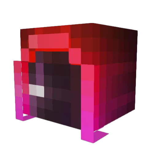 Paaaaaina Minecraft avatar head, 3D render