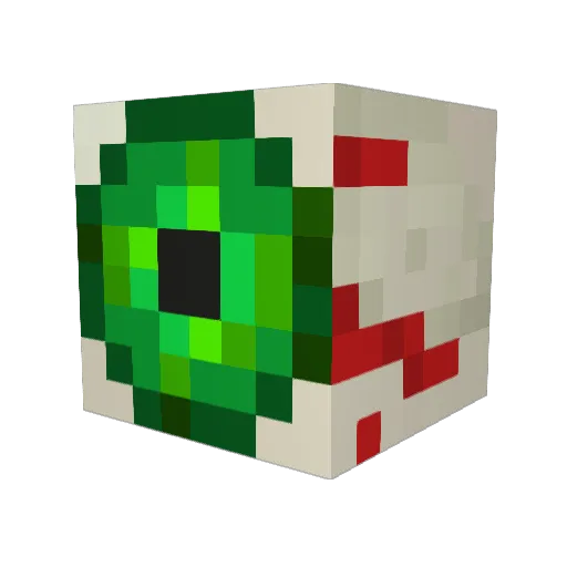 Paaaavlova Minecraft avatar head, 3D render