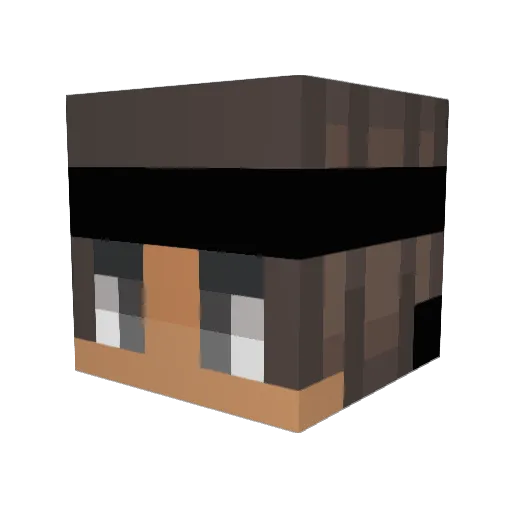 PablitoEnY Minecraft avatar head, 3D render