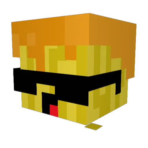 Pablito_Montero Minecraft avatar head, 3D render