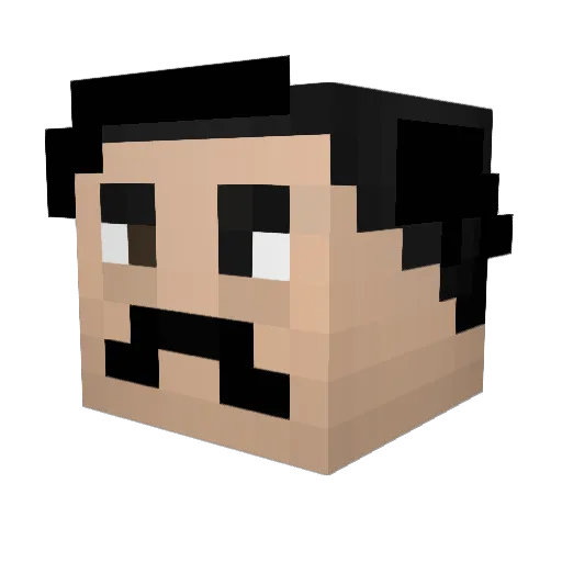 PabloEscobar23 Minecraft avatar head, 3D render