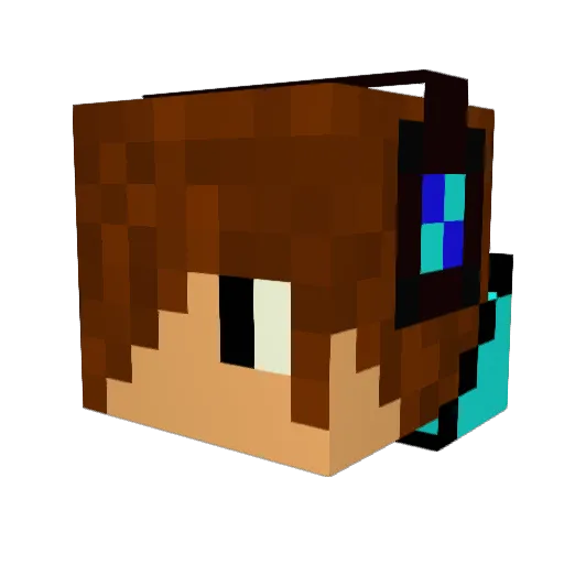 PabloGamrex17 Minecraft avatar head, 3D render