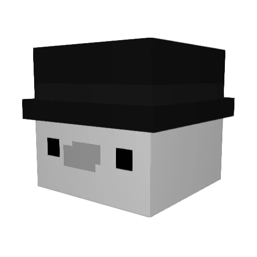 PabloMG66 Minecraft avatar head, 3D render