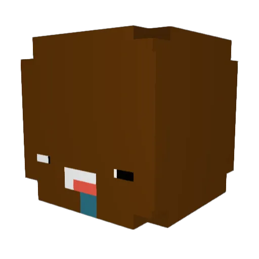 PabloMartines Minecraft avatar head, 3D render