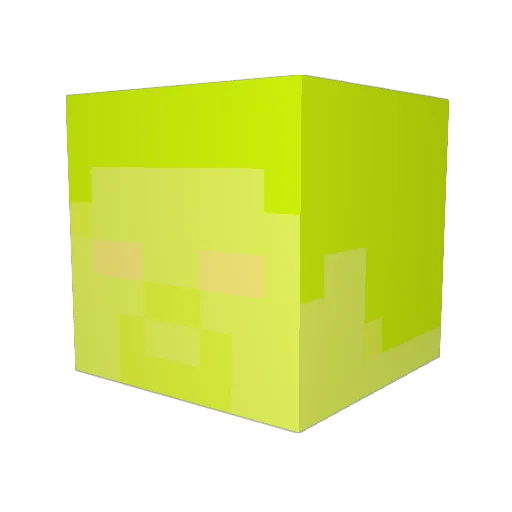 PabloOlarte Minecraft avatar head, 3D render