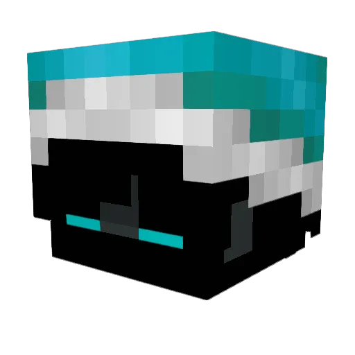 PabloPear50MG Minecraft avatar head, 3D render