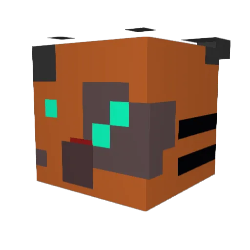 PabloProductions Minecraft avatar head, 3D render
