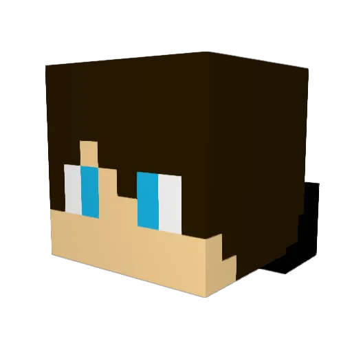 PabloSerban Minecraft avatar head, 3D render