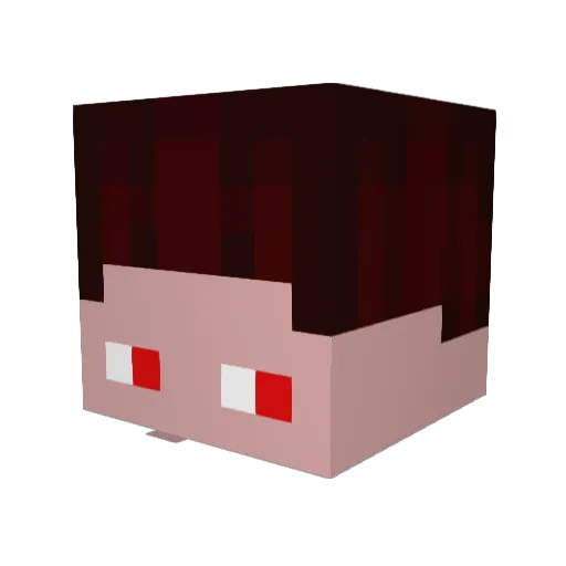 Pablo_bAUM Minecraft avatar head, 3D render