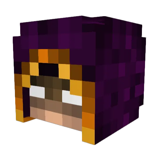 Pablokarlsson Minecraft avatar head, 3D render