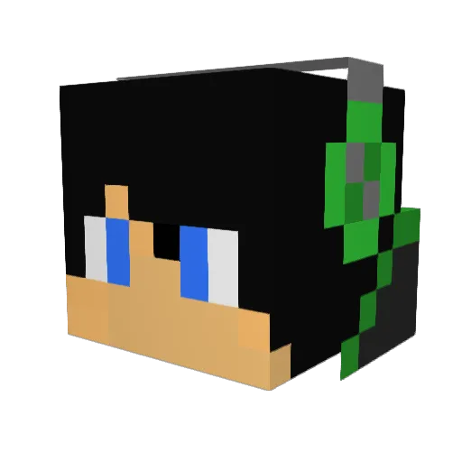 Pabloski2525 Minecraft avatar head, 3D render