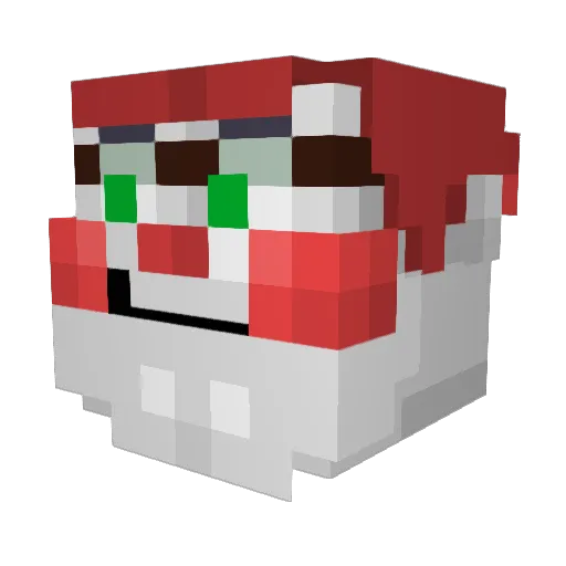 Pablozar12 Minecraft avatar head, 3D render