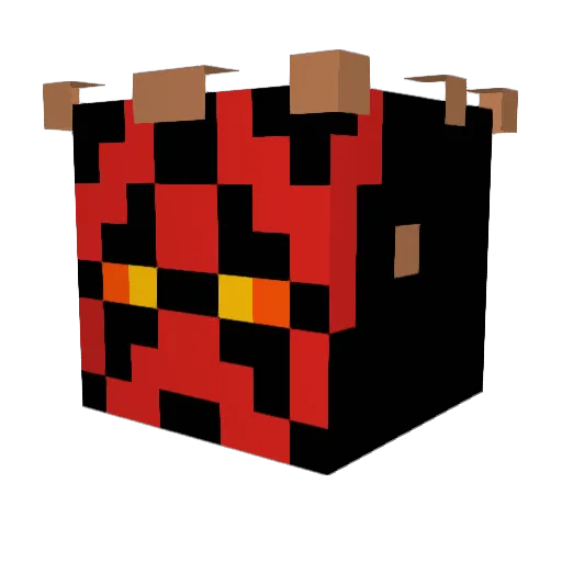 PaceMJ Minecraft avatar head, 3D render
