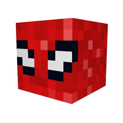 Pacha4life Minecraft avatar head, 3D render