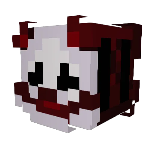 Pacha_con_Jet Minecraft avatar head, 3D render