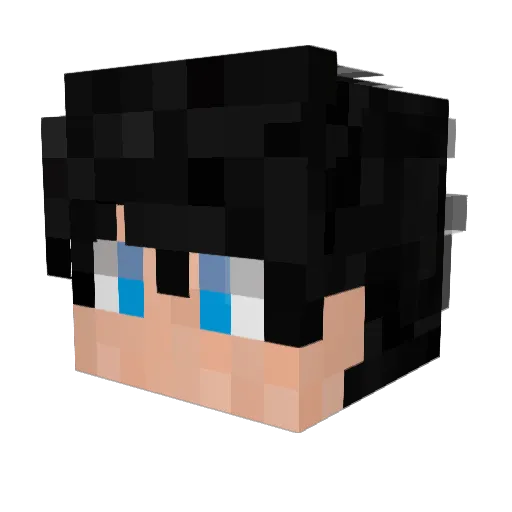 Pachecotariow Minecraft avatar head, 3D render