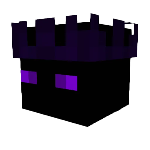 Pachel Minecraft avatar head, 3D render