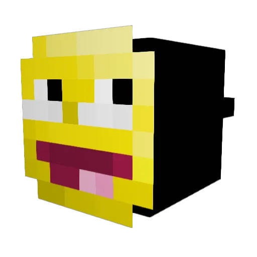 Pachito002 Minecraft avatar head, 3D render