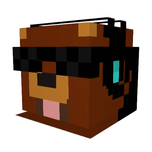 PachitoGamer17 Minecraft avatar head, 3D render