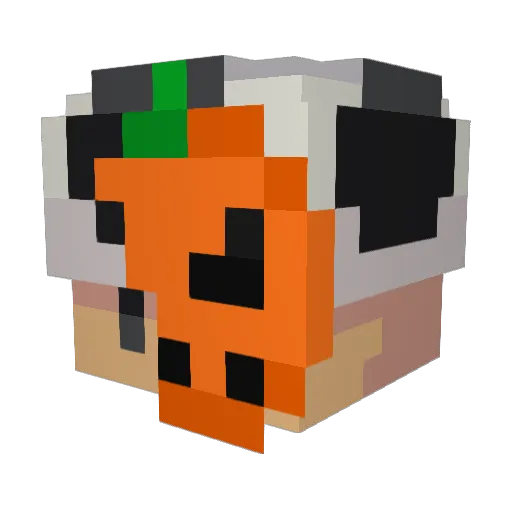 PachoGarzon Minecraft avatar head, 3D render