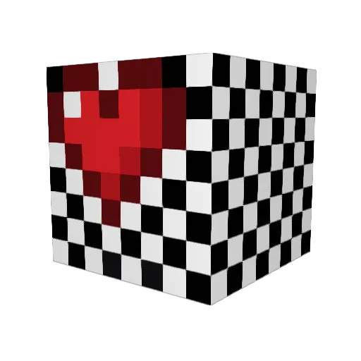 Paciences_keys Minecraft avatar head, 3D render