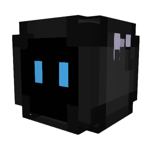 Pacific24 Minecraft avatar head, 3D render
