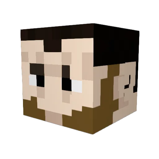 Pacino_mu Minecraft avatar head, 3D render