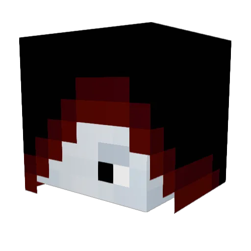 Pack_Everlasting Minecraft avatar head, 3D render