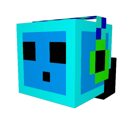 Packers108 Minecraft avatar head, 3D render