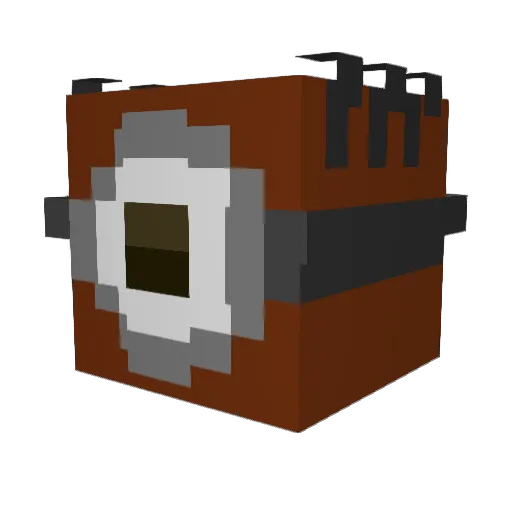 PacoGn18 Minecraft avatar head, 3D render