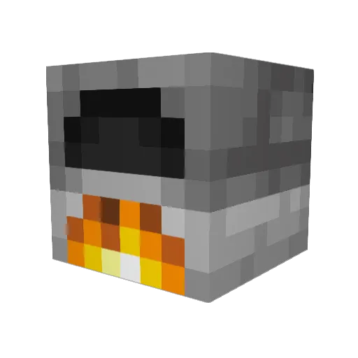PacoMinero Minecraft avatar head, 3D render