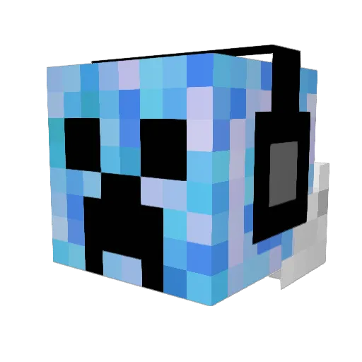 Paco_72 Minecraft avatar head, 3D render