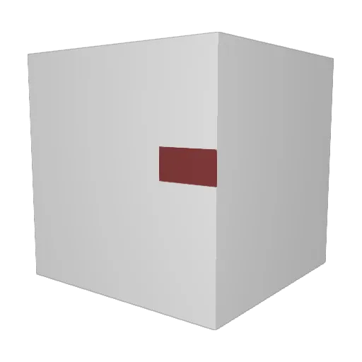 PadangGas Minecraft avatar head, 3D render