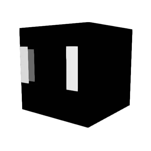Padasawa Minecraft avatar head, 3D render