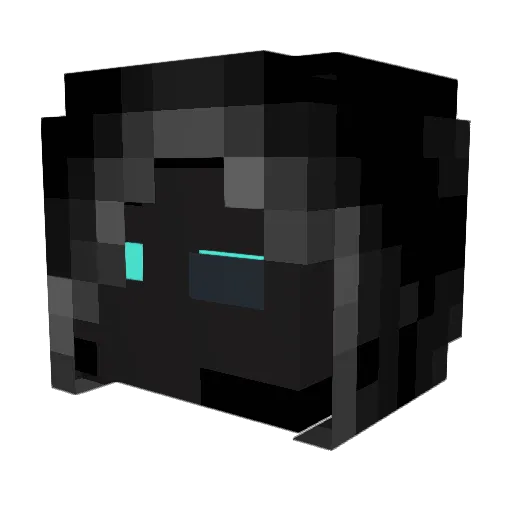 Padata Minecraft avatar head, 3D render