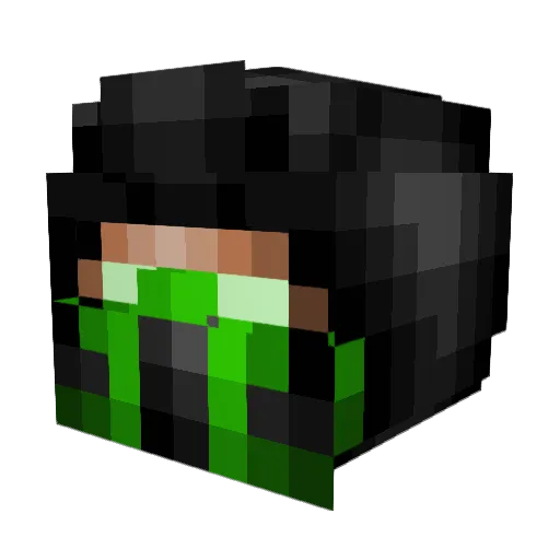 Paddy91088 Minecraft avatar head, 3D render