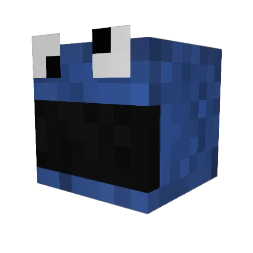 Paddycan Minecraft avatar head, 3D render