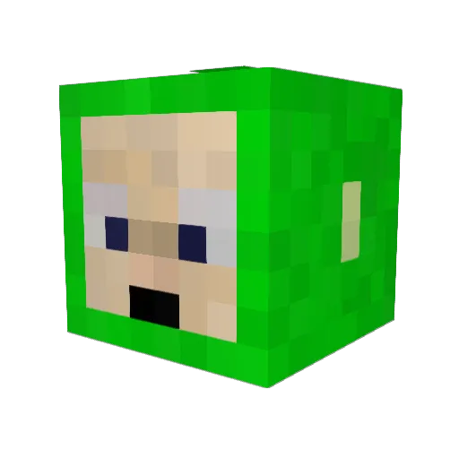 Paderboy21 Minecraft avatar head, 3D render