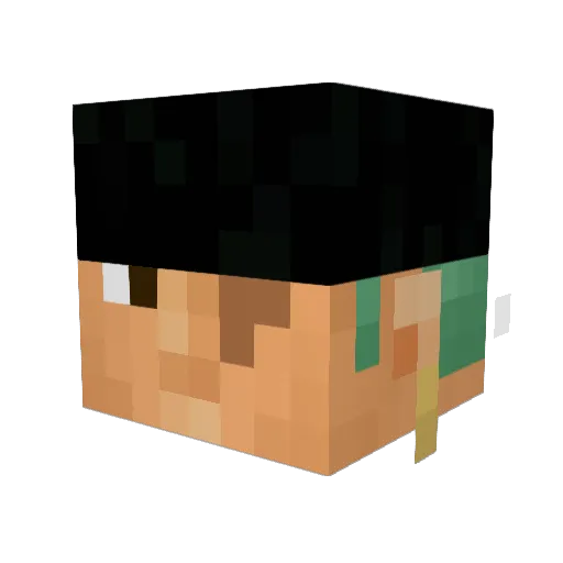 Padie1997 Minecraft avatar head, 3D render
