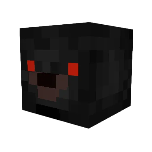 Pagan_Raven Minecraft avatar head, 3D render