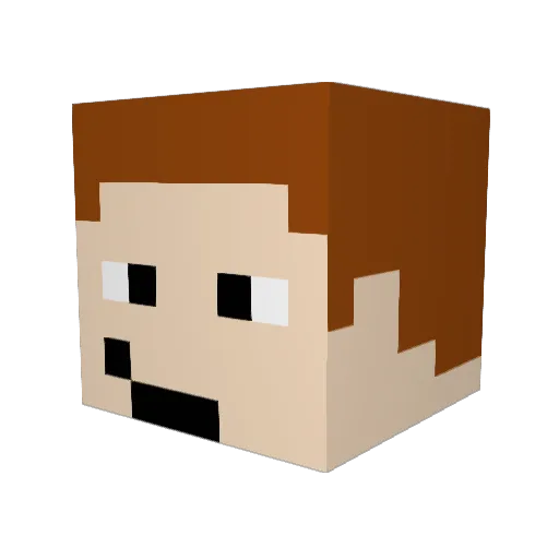 Minecraft-Avatar von Paganas: Kopf als 3D-Render